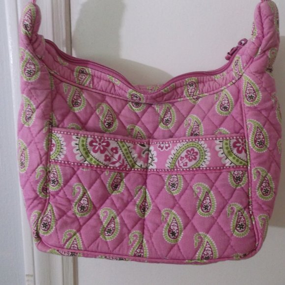 Vera Bradley Handbags - Vera Bradley Bermuda Pink 2005 Crossbody Purse